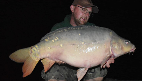 A 30 lb carp from Heart Lake, Nov 2022