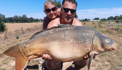 A carp from Heart Lake, Nov 2022