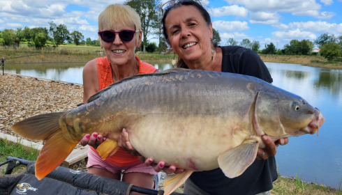 A 33 lb carp from Heart Lake, Nov 2022