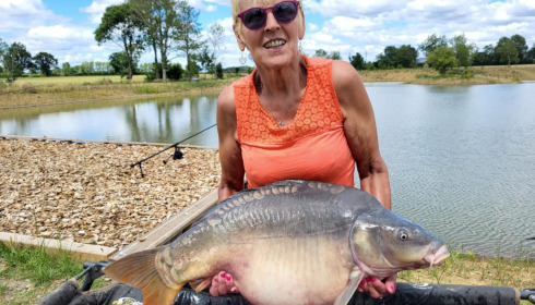 A carp from Heart Lake, Nov 2022