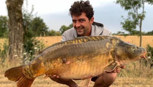 A 33 lb carp from Heart Lake, Nov 2022