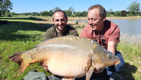 A carp from Heart Lake, Nov 2022