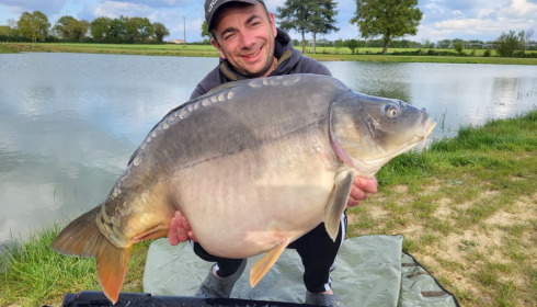 A carp from Heart Lake, Apr 2023