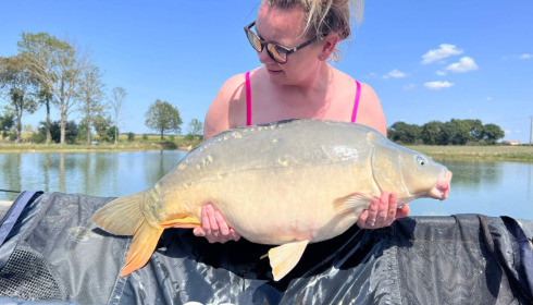 A carp from Heart Lake, Aug 2023