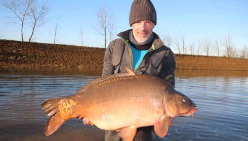 A carp from Heart Lake, Dec 2022