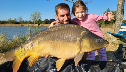 A 26 lb carp from Heart Lake, Nov 2022
