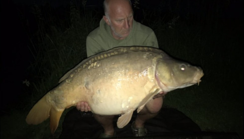 A 42 lb carp from Jonchery 7, Darren Spicer, Jun 2019