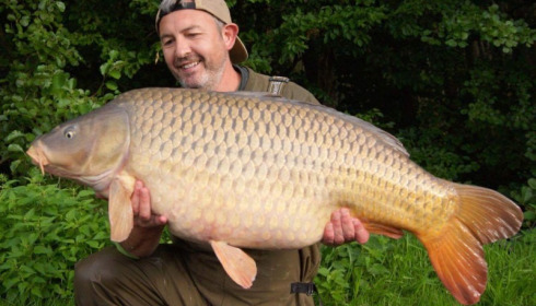 A 46 lb 10 oz carp from Jonchery 7, David Goodall, Aug 2017