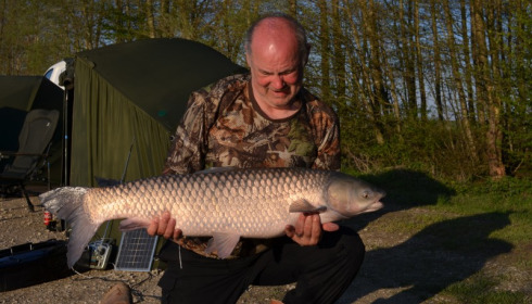 A 31 lb 4 oz grass carp from Jonchery 7, John Dunn, Apr 2016