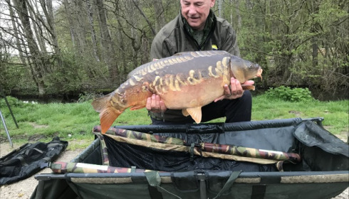 A 31 lb 4 oz carp from Jonchery 7, John Dunn, Apr 2019