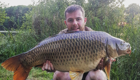 A 32 lb carp from Jonchery 7, Shane Quested, May 2018