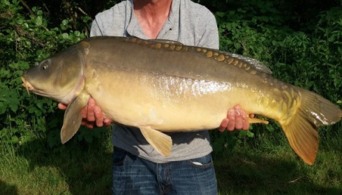 A 30 lb 4 oz carp from Jonchery 7, David Wolfe, May 2018