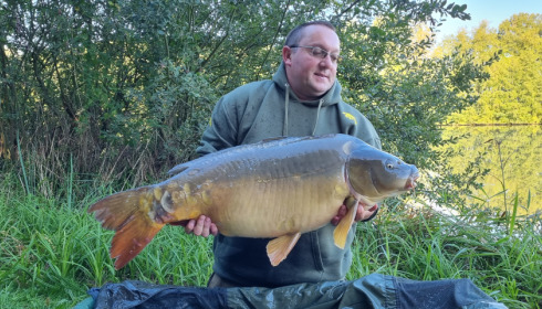 A 42 lb carp from Jonchery 7, Dave Pillman, Sep 2022
