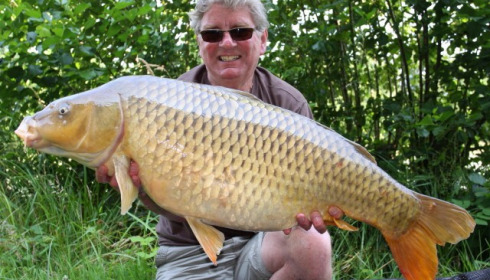 A 39 lb 12 oz carp from Jonchery 7, Ron Key, Jul 2013