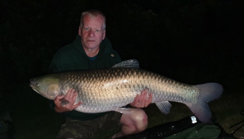 A 54 lb grass carp from Jonchery 7, Anthony Milton, Jul 2019