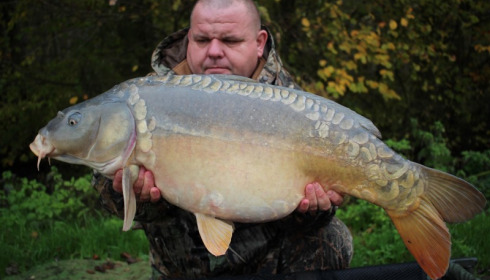 A 36 lb 8 oz carp from Jonchery 7, Thomas Gouldsborough, Nov 2017