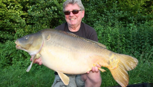 A 39 lb 13 oz carp from Jonchery 7, Ron Key, Jul 2013