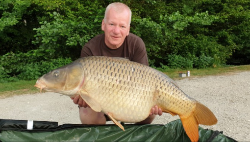 A 40 lb carp from Jonchery 7, Anthony Milton, Jul 2019