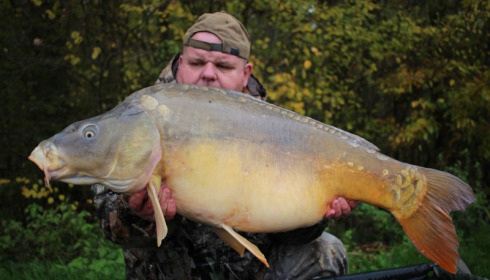 A 46 lb 4 oz carp from Jonchery 7, Thomas Gouldsborough, Nov 2017