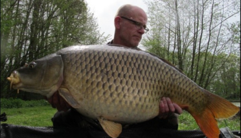 A 35 lb 10 oz carp from Jonchery 7, Christopher Savage, Apr 2019