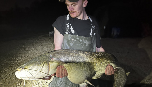 A 40 lb catfish from Jonchery 8, Ryan Dyson, Apr 2022