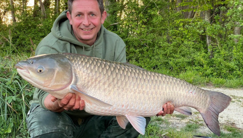 A grass carp from Jonchery 8, May 2022