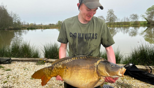 A 29 lb 4 oz carp from Jonchery 8, Ryan Dyson, Apr 2022