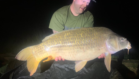 A 29 lb carp from Jonchery 8, Danny Burrell, Apr 2022