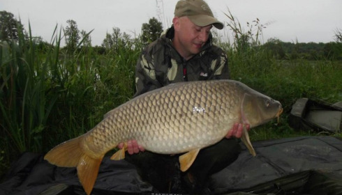 A 34 lb carp from Jonchery, Mike Bowers, Jun 2013
