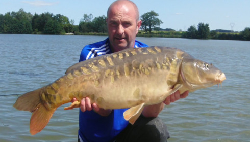 A 33 lb 6 oz carp from Jonchery, Andrew Buckley, Aug 2021