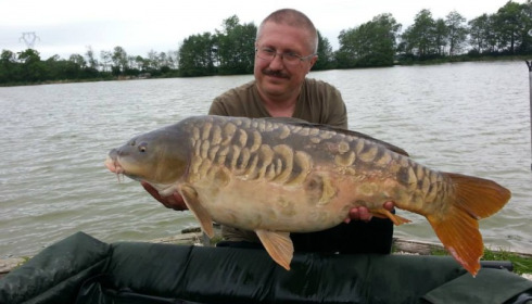A carp from Jonchery, Swim 2, May 2014