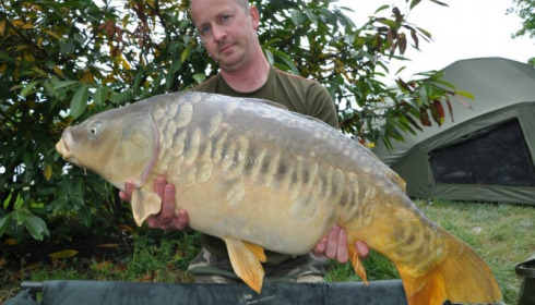 A carp from Jonchery, Swim 1, May 2014