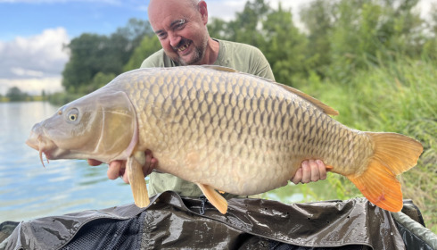 A 43 lb 6 oz carp from Jonchery, Steve Ginn, Jul 2023