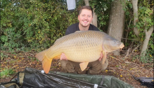 A 52 lb carp from Jonchery, Oct 2019