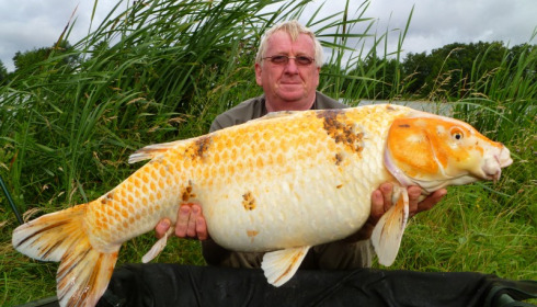 A 30 lb carp from Jonchery, Adrian, Mar 2013