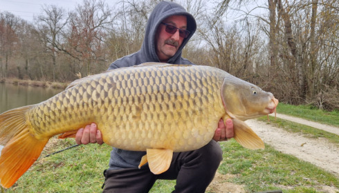 A 39 lb carp from Jonchery, Mark Chapman, Mar 2023