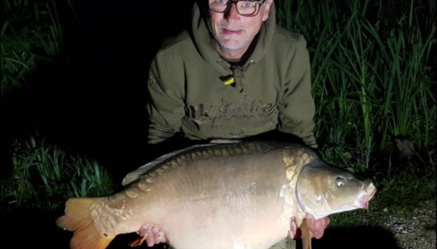 A 61 lb carp from Jonchery, Norm, Oct 2019