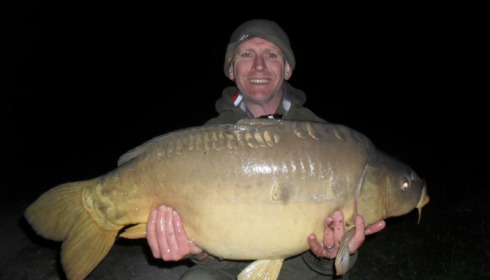 A 41 lb carp from Jonchery, Jason Fox, Apr 2017