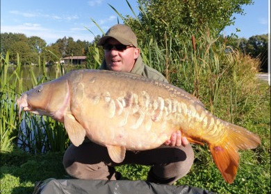 A 42 lb carp from Jonchery, Dave Pillman, Sep 2019