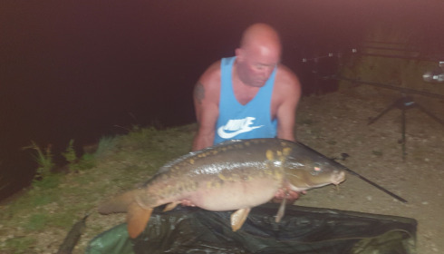 A 46 lb carp from Jonchery, Sep 2021