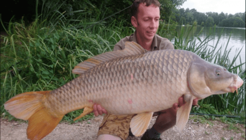 A 38 lb carp from Jonchery, Steve , Aug 2019
