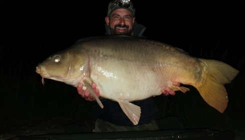 A 28 lb carp from Jonchery, Craig Cicero, Sep 2019