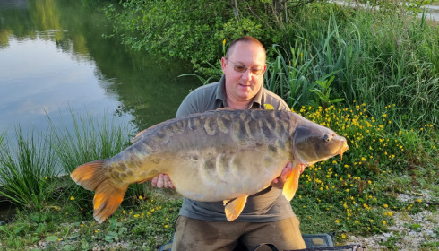 A 51 lb 12 oz carp from Jonchery, Dave Pillman, May 2022
