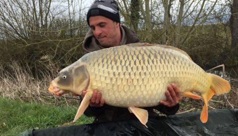 A 35 lb carp from Jonchery, Matthew Andrews, Mar 2018