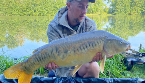 A 20 lb 2 oz fish from Jonchery, Small but what a pattern this could be a cracker in years to come, Aug 2022
