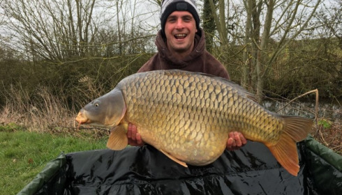 A 44 lb carp from Jonchery, Matthew Andrews, Mar 2018