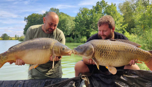 A 41 lb carp from Jonchery, Steve Ginn, Jul 2023