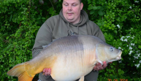 A carp from Jonchery, Swim 6, May 2014