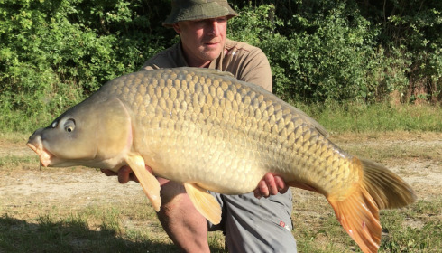 A 34 lb carp from Jonchery, Stephen Tovey, Jun 2023