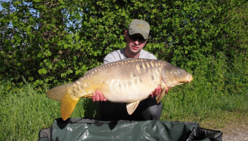 A carp from Jonchery, Swim 4, Apr 2014